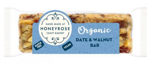 Date & Walnut Bar gluten free and organic honeyrose bakery 55g