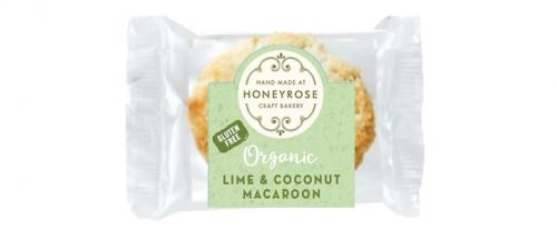 lime & coconut macaroon gluten free and organic honeyrosebakery 25g